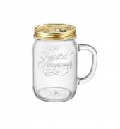 Банка для коктейля 415мл без крышки Bormioli Rocco с ручкой 357768  53358 /12/ Банка для коктейля 415мл без крышки Bormioli Rocco с ручкой 357768  53358 /12/