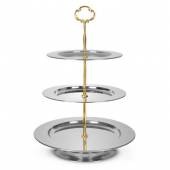 Этажерка 3-х ярусная 360 мм нержавеющая сталь [RGS-PC108-Y3] кт2901