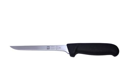 Нож обвалочный 150/280 мм узкое лезвие, черный SAFE Icel 28100.3923000.150