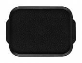 Поднос прямоугольный 45х35,5см черный с ручками 1730 13724  SB-101 мки024/10/