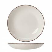 Салатник «Браун дэппл»; фарфор; 0, 7л; D=21, 5см; белый, коричнев. 1714 0570