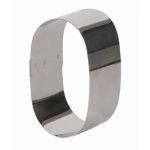 Форма для выкладки/выпечки Овал 90х55мм нерж. Luxstahl 3213 Форма для выкладки/выпечки Овал 90х55мм нерж. Luxstahl 3213