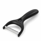 Нож для чистки овощей и фруктов 15 см, черная пластиковая ручка, P.L. Proff Cuisine PR-6PB (HONRI)