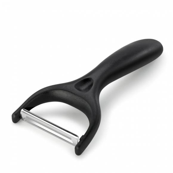 Нож для чистки овощей и фруктов 15 см, черная пластиковая ручка, P.L. Proff Cuisine PR-6PB (HONRI)