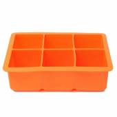 Форма для льда силикон на 6 ячеек, 50*50мм Куб P.L. - Barbossa ICMD0002