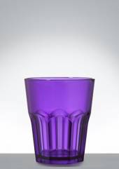 Стакан низкий 270мл GRANITY Acrylic Nipco фиолетовый прозрачный 98мм 190854 /72/ Стакан низкий 270мл GRANITY Acrylic Nipco фиолетовый прозрачный 98мм 190854 /72/