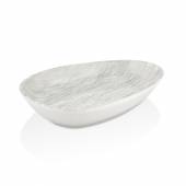 Блюдо овальное 19*13 см,фарфор Island Ombra By Bone IS-MB-19-OV /12/ Блюдо овальное 19*13 см,фарфор Island Ombra By Bone IS-MB-19-OV /12/