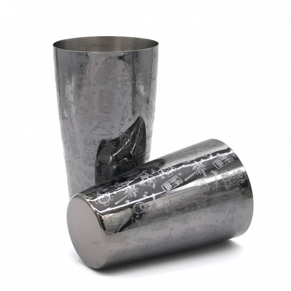 Стакан-шейкер смесительный Бостон 750мл черный  P.L.- Barbossa CTSK0027-GMP