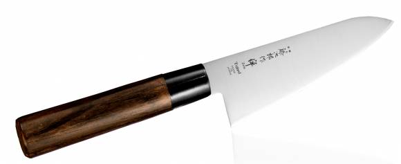 Нож Шеф Tojiro ZEN 180мм сталь VG-10 3 слоя, рукоять дерево FD-563