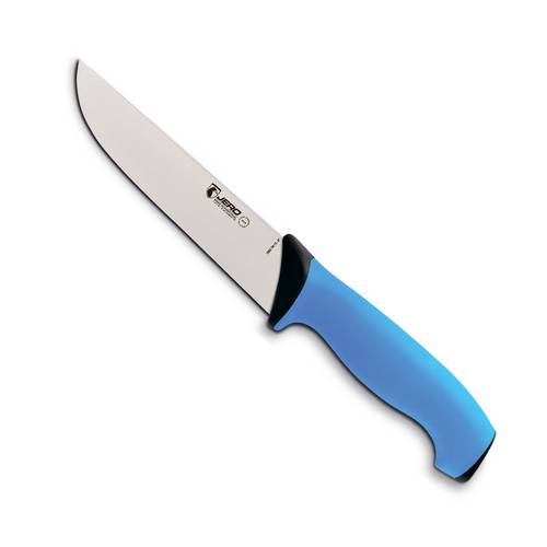 Нож кухонный разделочный TR 15 см Jero синяя рукоять (широкий) 3060TRB