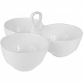 Менажница тройная 250мл D=100 H=120 L=205 B=205мм «Кунстверк» A3939 /1/12/