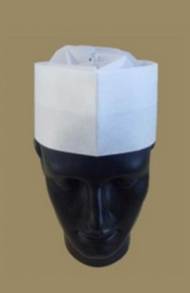 Пилотка поварская одноразовая h=105мм АВ-030 бумажная белая /200/ Пилотка поварская одноразовая h=105мм АВ-030 бумажная белая /200/