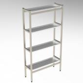 Стеллаж для сушки стаканов 4-х уровневый 800*300*1700 (НЕРЖ) Стеллаж для сушки стаканов 4-х уровневый 800*300*1700 (НЕРЖ)