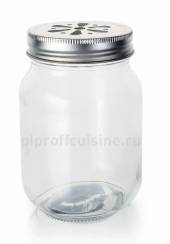 Банка с крышкой для подачи соков, коктейлей 500мл 99000139