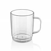 Кружка 300 мл. 75 мм. h=90 см. поликарбонат, прозрачн. штаберил. GP 77161 Кружка 300 мл. 75 мм. h=90 см. поликарбонат, прозрачн. штаберил. GP 77161