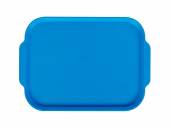 Поднос прямоугольный 45х35,5см голубой с ручками (ПО5464) 1730 2517-3  мки042/10/