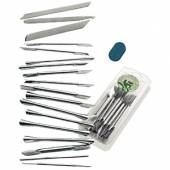 Набор для карвинга 18 ножей L=16,B=1.8см Paderno нерж. 48286-03 02060235 Набор для карвинга 18 ножей L=16,B=1.8см Paderno нерж. 48286-03 02060235