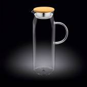 Кувшин 1,5 л. с крышкой бамбук + сетка нерж Термостекло Wilmax 888208 Кувшин 1,5 л. с крышкой бамбук + сетка нерж Термостекло Wilmax 888208