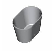 Форма для хлеба Спика 3 Л  10 овал (215 х 105 х 105 мм) 3 секции Форма для хлеба Спика 3 Л  10 овал (215 х 105 х 105 мм) 3 секции