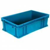 Ящик сплошной 590х360х180мм прямой синий 65070