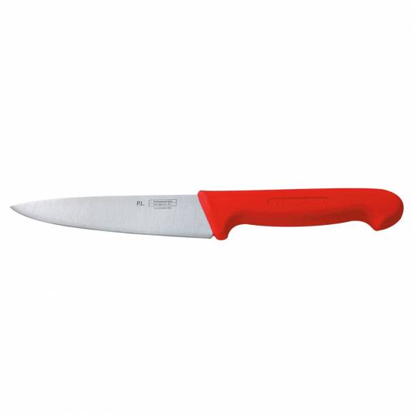 Шеф-нож PRO-Line 16 см, красная пластиковая ручка Proff Cuisine KB-3801-160-RD201-RE