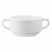 Бульонница 300мл с ручками Афродита Lubiana фарфор D=10, L=14.5см 2616-white 03120390 Бульонница 300мл с ручками Афродита Lubiana фарфор D=10, L=14.5см 2616-white 03120390