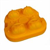 Форма для льда силикон на 4 ячейки Тыква P.L.- Barbossa ICMD0018-ORA