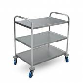 Тележка сервировочная 3-х ярусная 950х500х950мм Luxstahl TR-3L Тележка сервировочная 3-х ярусная 950х500х950мм Luxstahl TR-3L
