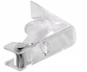 Зажим для скатерти прозрачный пружина 1738 /1/96/ Зажим для скатерти прозрачный пружина 1738 /1/96/
