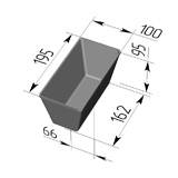 Форма для хлеба Спика 10-1 (195 х 100 х 95 мм)