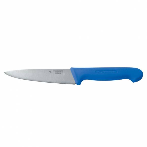 Шеф-нож PRO-Line 16 см, синяя пластиковая ручка Proff Cuisine KB-3801-160-BL201-RE-PL