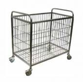 Тележка для прачечной ТП 19 ОЛДАК сетчатая корзина г/п 50кг Тележка для прачечной ТП 19 ОЛДАК сетчатая корзина г/п 50кг