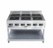 Плита индукционная 6-х конфорочная Abat КИП-69П-3,5 серия 900