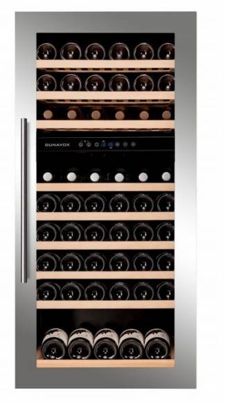 В Винный шкаф компрессорный встраиваемый DUNAVOX DAB-89.215DSS 2 температурные зоны В Винный шкаф компрессорный встраиваемый DUNAVOX DAB-89.215DSS 2 температурные зоны