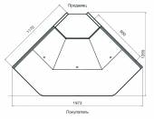 Витрина Dazzl Galaxy 090 Plug-in Открытый угол 90 вентилируемая среднетемпературная (без боковин) Витрина Dazzl Galaxy 090 Plug-in Открытый угол 90 вентилируемая среднетемпературная (без боковин)