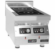 Плита индукционная 2-х конфорочная Abat КИП-27Н-5,0 настольная серия 700 Плита индукционная 2-х конфорочная Abat КИП-27Н-5,0 настольная серия 700