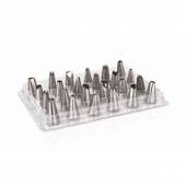 Набор кондитерских насадок 24 шт Proff Cuisine WAS  Набор кондитерских насадок 24 шт Proff Cuisine WAS