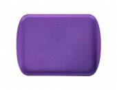 Поднос прямоугольный 41,5х30,5см фиолетовый с ручками 814С мки084/10/