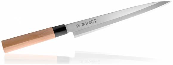 Нож Янаги для сашими традиционный Tojiro Japanese Knife 270мм сталь Mo-V, рукоять дерево F-1058