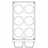 Форма кондитерская "Тарталетка" Paderno 6ячеек 70х37мм силикон, цвет кирпичный 47742-08 041440913 Форма кондитерская "Тарталетка" Paderno 6ячеек 70х37мм силикон, цвет кирпичный 47742-08 041440913