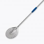 Лопата для пиццы поворотная перфорир. d=20 см. l=150 см. нерж. Azzurra Gimetal /1/ Лопата для пиццы поворотная перфорир. d=20 см. l=150 см. нерж. Azzurra Gimetal /1/