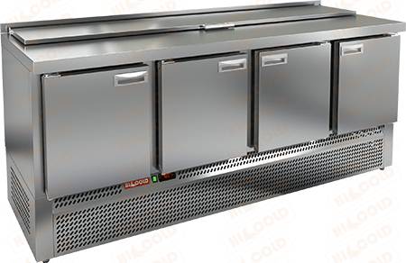 Стол холодильный для салатов (саладетта) Hicold SLE2-1111GN (1/6) агрегат внизу