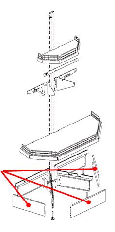 Комплект панелей торцевых нижних 300 Н МХМ Купец 694535.082 Комплект панелей торцевых нижних 300 Н МХМ Купец 694535.082
