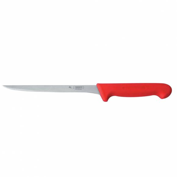 Нож PRO-Line филейный, красная пластиковая ручка, 20 см Proff Cuisine KB-3808-200-RD201-RE-PL