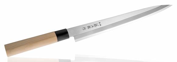 Нож Янаги для сашими традиционный Tojiro Japanese Knife 300мм сталь Mo-V рукоять дерево F-1059