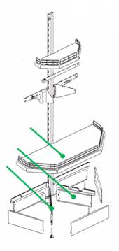 Комплект полки торцевой нижней 400 Н МХМ Купец 694535.084-03 Комплект полки торцевой нижней 400 Н МХМ Купец 694535.084-03