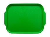 Поднос прямоугольный 45х35,5см зеленый с ручками (119) 1730  14136  368C мки025 /10/