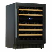 В Винный шкаф компрессорный, под столешницу DUNAVOX DAU-46.146DB 2 температурные зоны В Винный шкаф компрессорный, под столешницу DUNAVOX DAU-46.146DB 2 температурные зоны