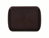 Поднос прямоугольный 33х26см шоколадный с ручками 71816  мки100 /10/