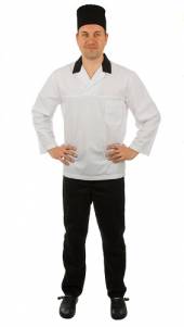 Брюки повара летние р-р 52 черные 00200  со219 Брюки повара летние р-р 52 черные 00200  со219